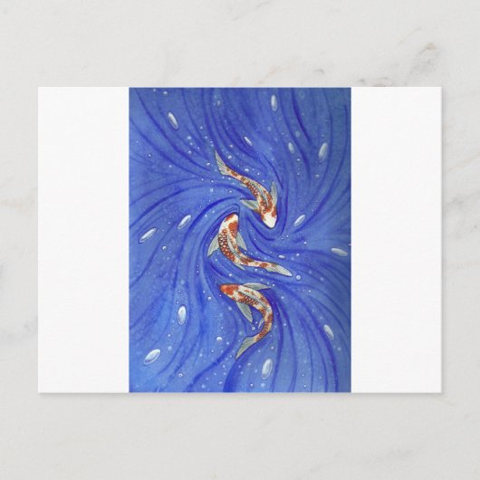 Koi Postkarte (Vorderseite)