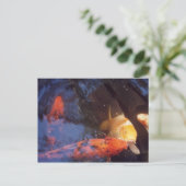 Koi Postkarte (Stehend Vorderseite)