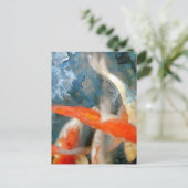 Koi Postkarte (Stehend Vorderseite)