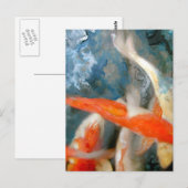 Koi Postkarte (Vorne/Hinten)