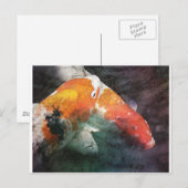 Koi Postkarte (Vorne/Hinten)