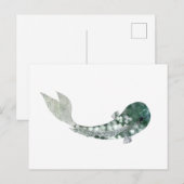 Koi Print Postcard Postkarte (Vorne/Hinten)