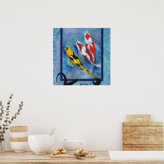 Koi Print Poster (Küche)