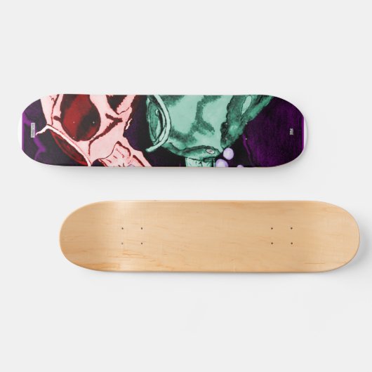 Koi (Psychedelisch) Skateboard (Horizontal)