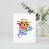 Koi Rainbow Postkarte (Stehend Vorderseite)