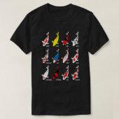 Koi Rassen Namen Koicarp Koifish Garden Teich Fisc T-Shirt (Design vorne)