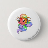 Koi Regenbogen Button (Vorderseite)