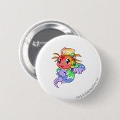 Koi Regenbogen Button (Vorne & Hinten)