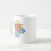 Koi Regenbogen Kaffeetasse (Vorderseite Links)