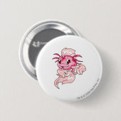 Koi Rosa Button (Vorne & Hinten)