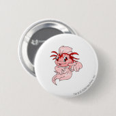Koi Rot Button (Vorne & Hinten)