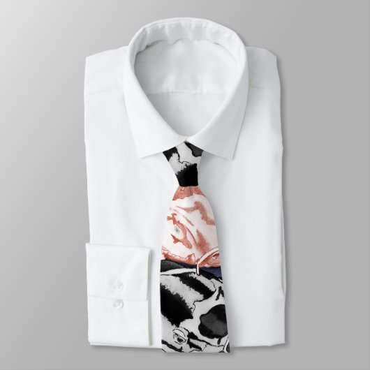 Koi (rot und schwarz) krawatte (Gebunden)