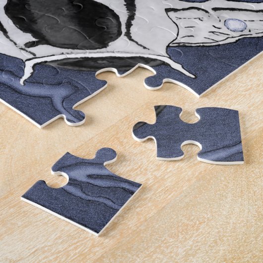 Koi (rot und schwarz) puzzle (Seite)