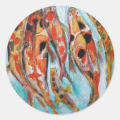 KOI RUNDER AUFKLEBER (Vorderseite)