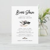 Koi Sakana Brautparty Einladung (Stehend Vorderseite)