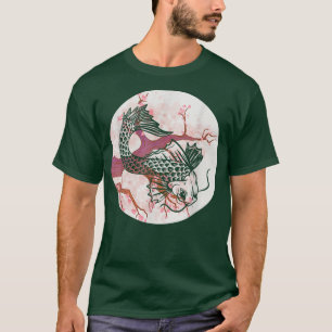 Koi-Sakura-Baum Prosperity Kirschblüten Japanisch T-Shirt
