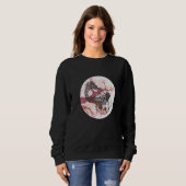 Koi Sakura Tree Wohlstand Cherry Blossom Japanisch Sweatshirt (Vorne ganz)