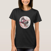 Koi Sakura Tree Wohlstand Cherry Blossom Japanisch T-Shirt (Vorderseite)