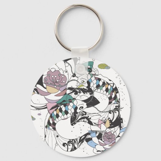 Koi Schlüsselanhänger (Vorderseite)