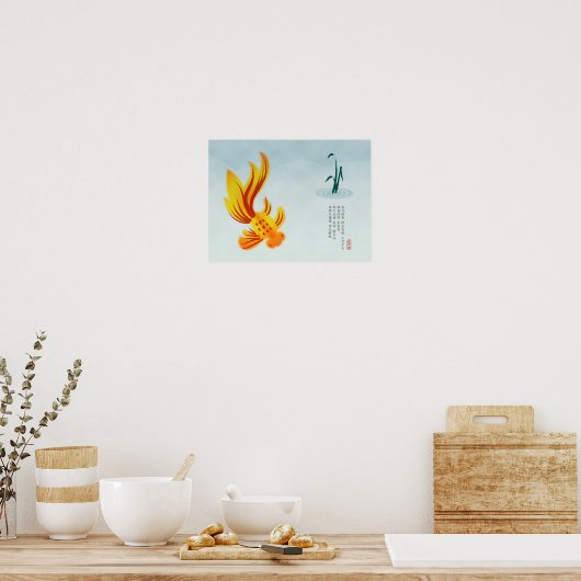 Koi-See Poster (Küche)