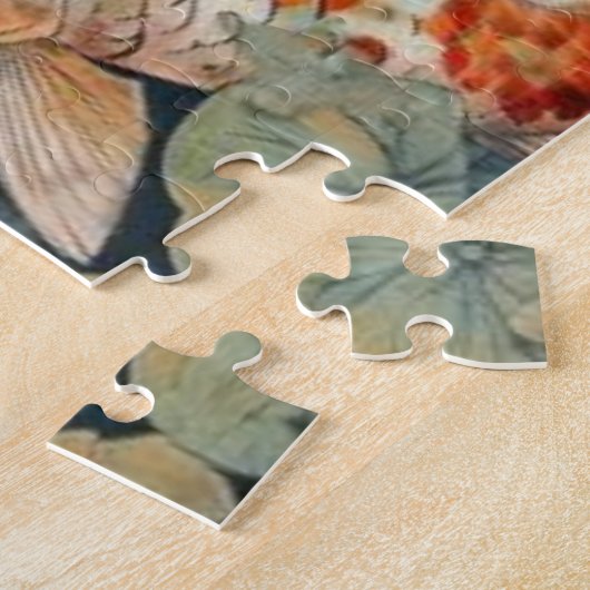 Koi Serenity Tranquil Koi Fischteich personalisier Puzzle (Seite)