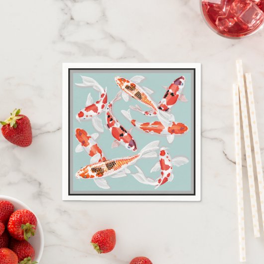 Koi Serviette (Beispiel)