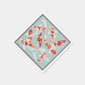 Koi Serviette (Ecke)