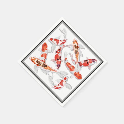 Koi Serviette (Ecke)