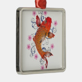 Koi Silbernes Ornament (Rechts)