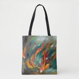 Koi Storm - Custom All-Over-Print Tote Bag Tasche