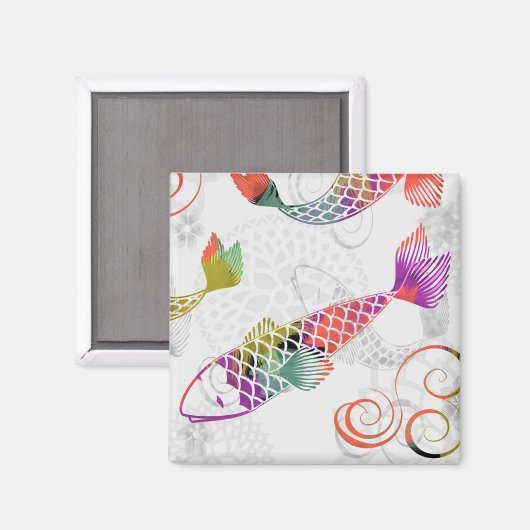 KOI STREAM MAGNET (Vorderseite/Rückseite)