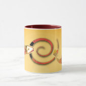 Koi Strudel-Tasse Tasse (Zentrum)