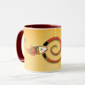 Koi Strudel-Tasse Tasse (Vorderseite Links)