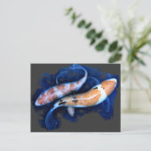 Koi Tango Postkarte (Stehend Vorderseite)