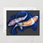 Koi Tango Postkarte (Vorne/Hinten)