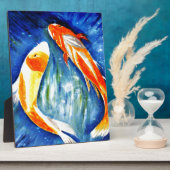 Koi-Tanz Fotoplatte (Seite)