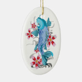 Koi Tätowierung Keramik Ornament (Rechts)