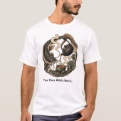 Koi-Tea-Ritual mit Lotusblättern T-Shirt (Vorderseite)