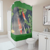 Koi Teich Duschvorhang (Beispiel)