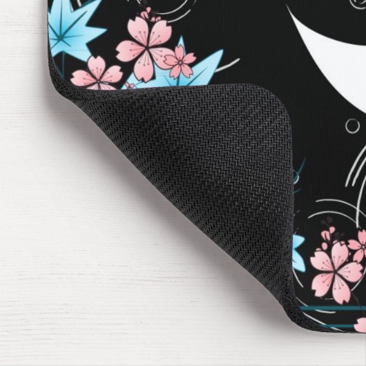Koi Teich - Frühling - Japaner-Entwurf Mousepad (Ecke)