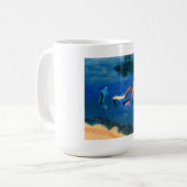 Koi-Teich Kaffeetasse (Vorderseite Links)