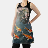 Koi-Teich Kirschblüten Serenität Schürze (InSitu)