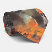 Koi Teich-künstlerisches Foto Krawatte (Gerollt)