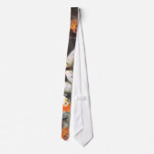 Koi Teich-künstlerisches Foto Krawatte (Rückseite)