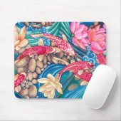 Koi Teich-Mausunterlage Mousepad (Mit Mouse)