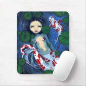 "Koi Teich-Meerjungfrau" Mousepad (Mit Mouse)