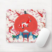 Koi-Teich Mousepad (Mit Mouse)