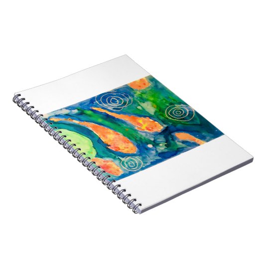 Koi-Teich Notizblock (Rechte Seite)