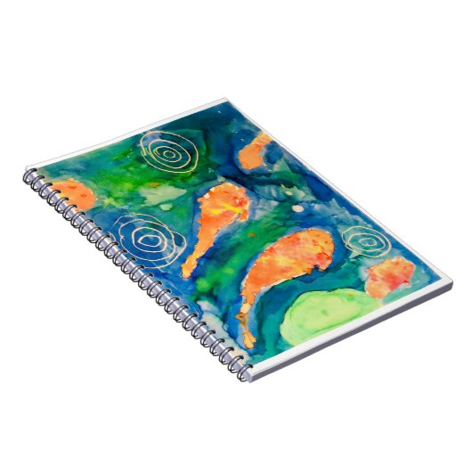 Koi-Teich-Notizbuch Notizblock (Rechte Seite)