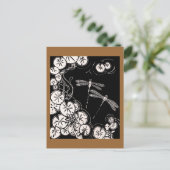 Koi-Teich Postkarte (Stehend Vorderseite)